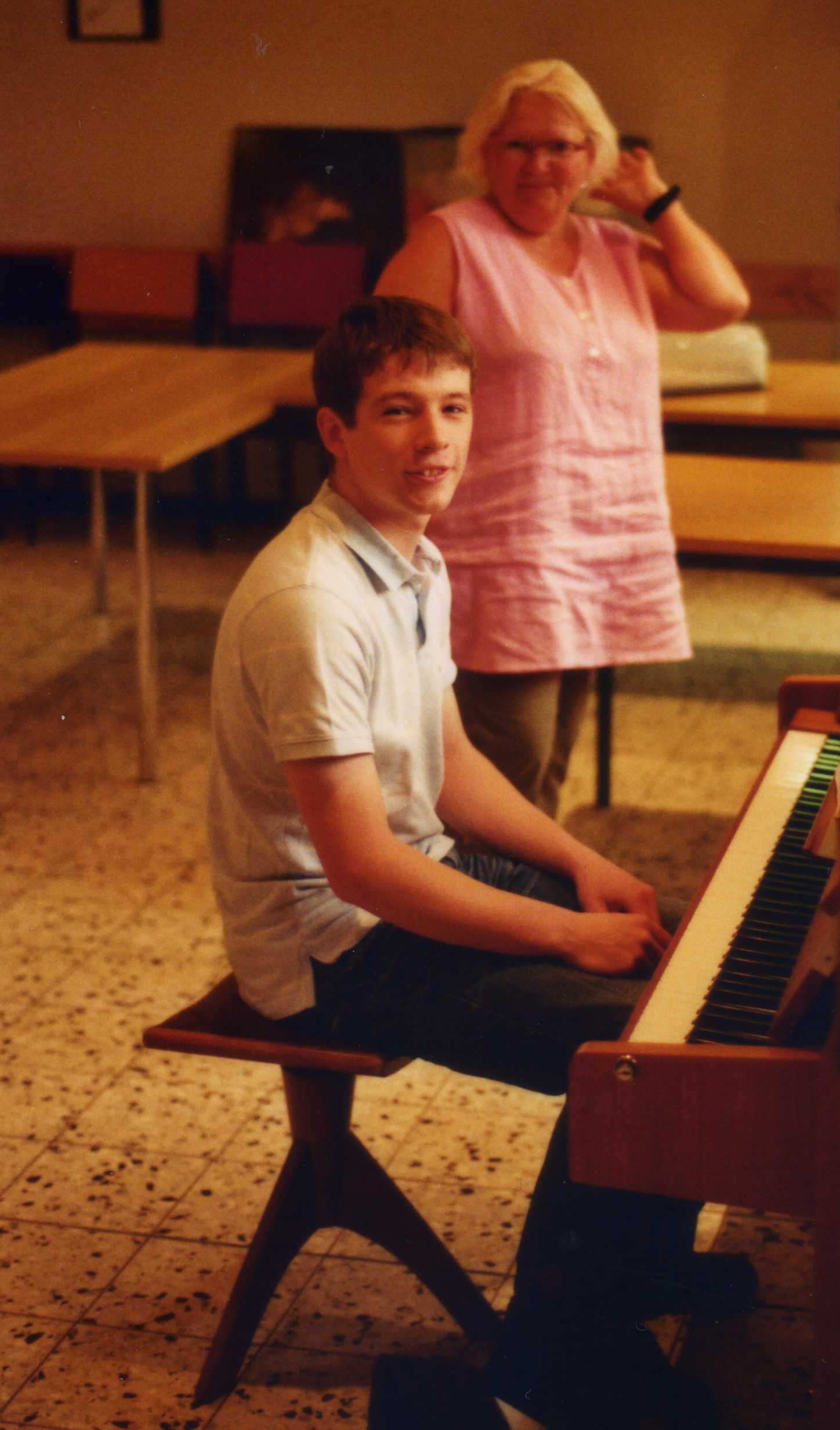 Patrick Rech am Klavier